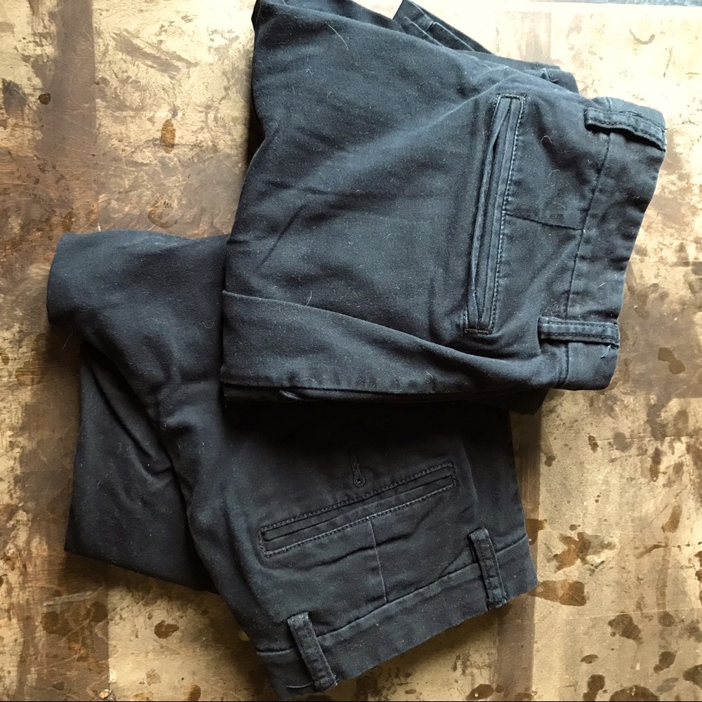 VGUC *TWO* pair. Black pants. Old Navy. 28 x 30.